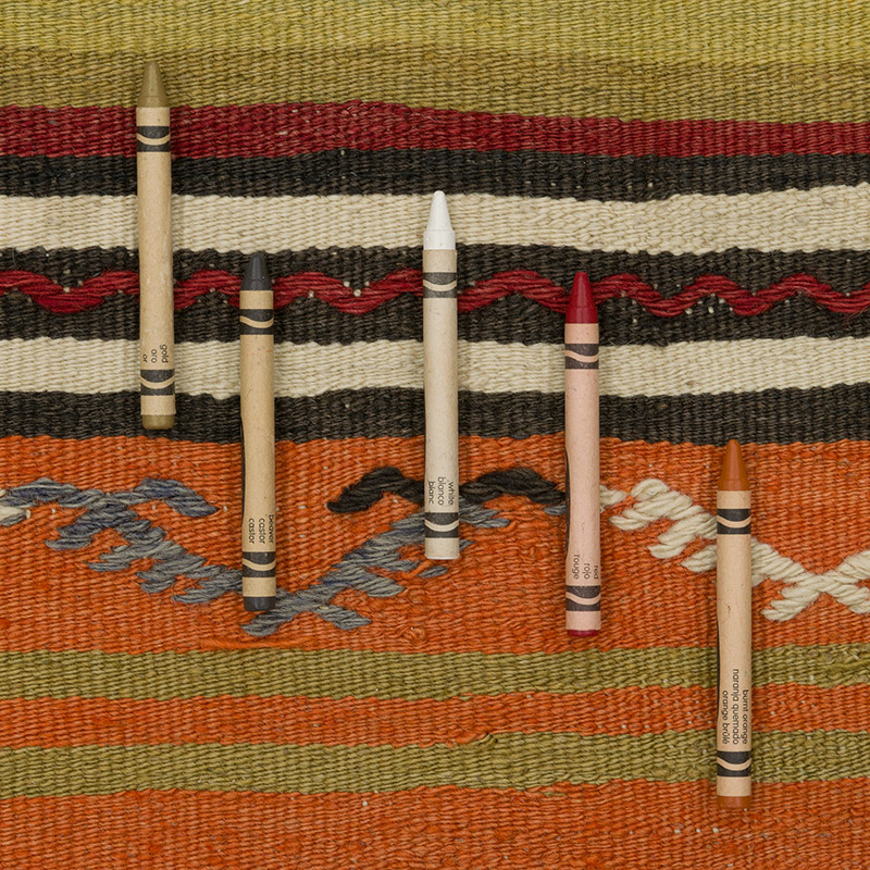 Alfombra Vintage Kilim Turca - 113 cm x 200 cm - K0085931