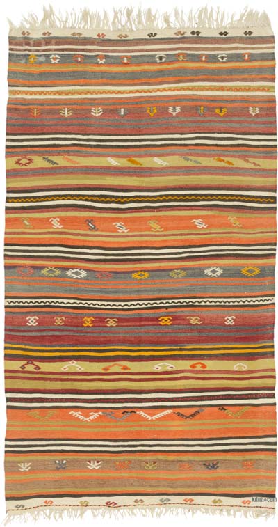 Alfombra Vintage Kilim Turca - 113 cm x 200 cm