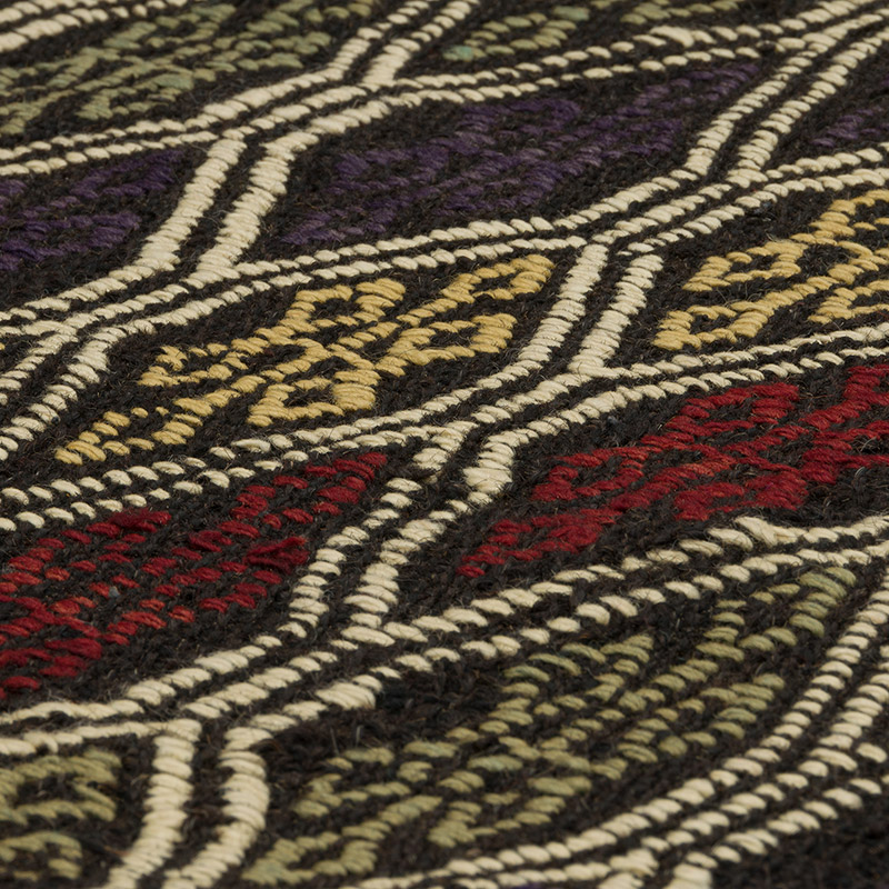 Vintage Anatolian Jijim Rug - 4' 11" x 6' 11" (59" x 83") - K0085935
