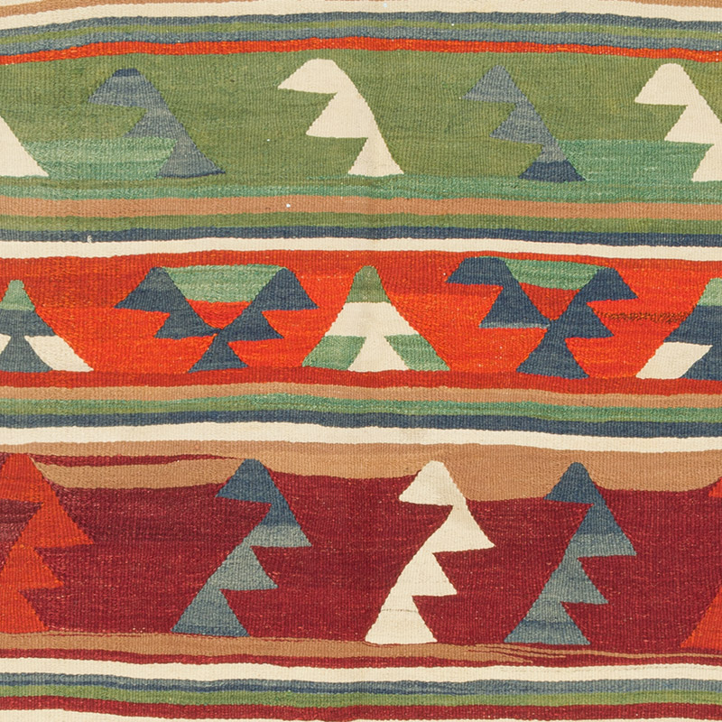 Alfombra Vintage Kilim Turca - 122 cm x 181 cm - K0085938
