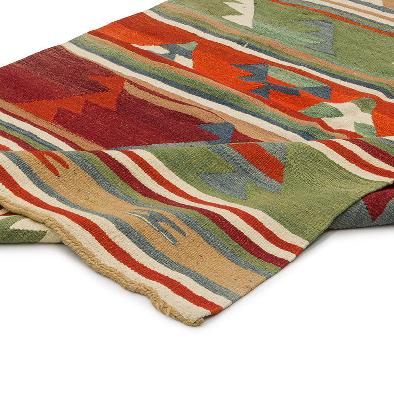 Alfombra Vintage Kilim Turca - 122 cm x 181 cm - K0085938