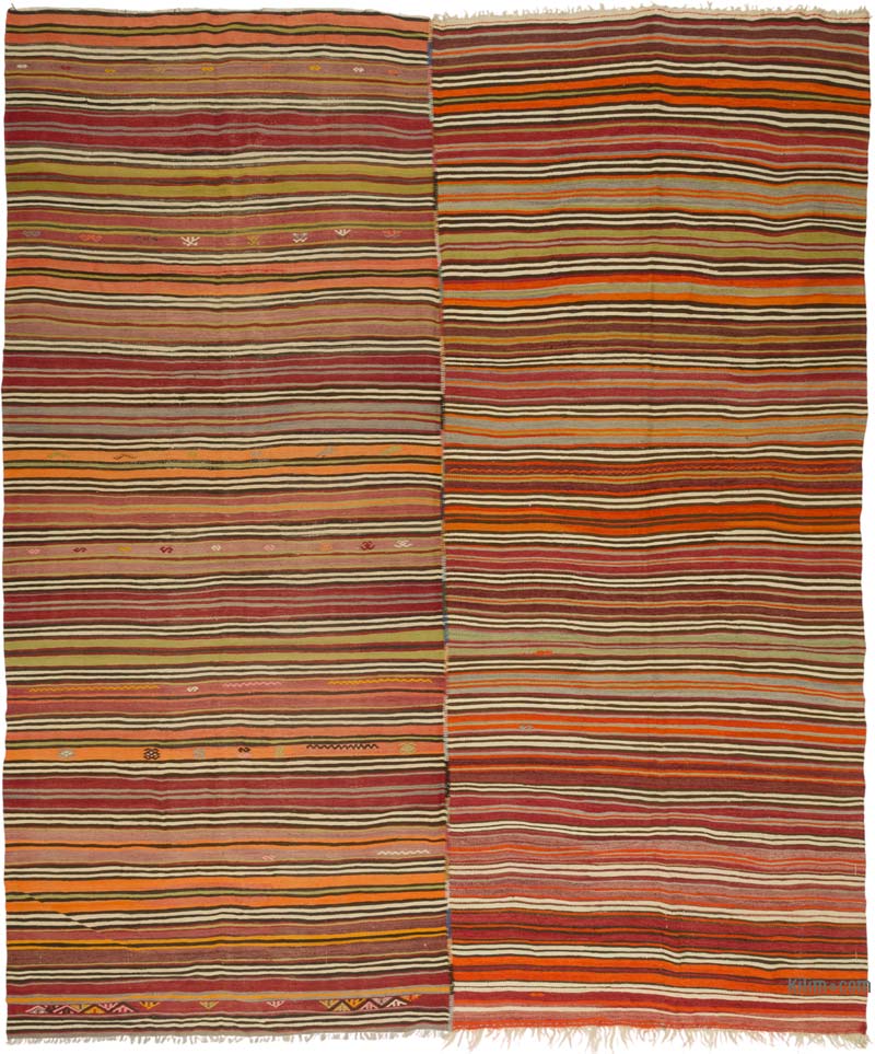 Alfombra Vintage Kilim Turca - 306 cm x 357 cm - K0085944
