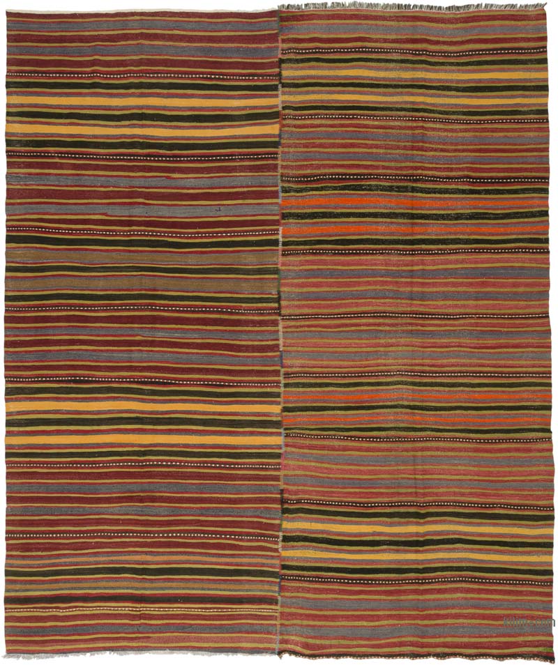 Alfombra Vintage Kilim Turca - 282 cm x 337 cm - K0085946