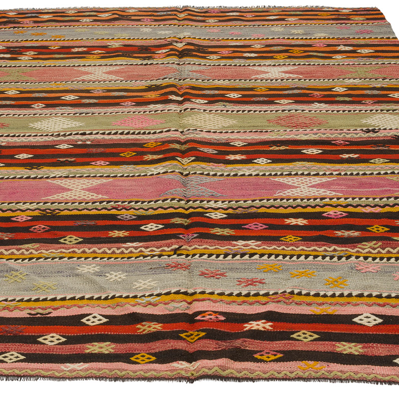 Alfombra Vintage Kilim Turca - 175 cm x 234 cm - K0085947