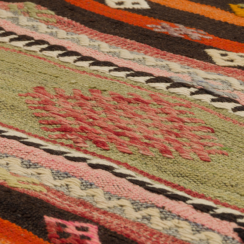 Alfombra Vintage Kilim Turca - 175 cm x 234 cm - K0085947