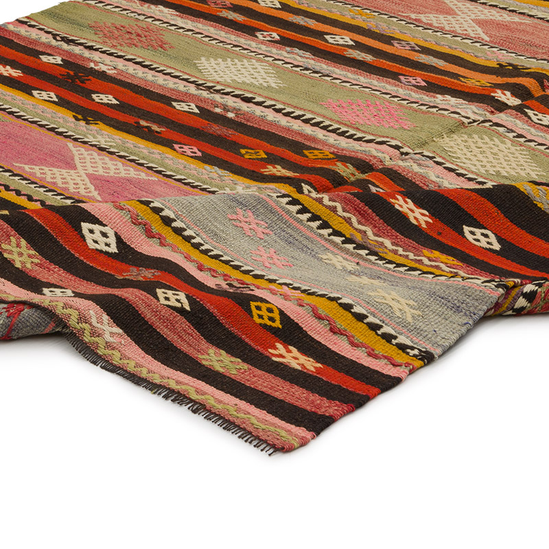 Alfombra Vintage Kilim Turca - 175 cm x 234 cm - K0085947