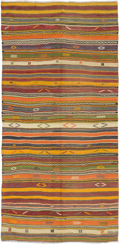 Alfombra Vintage Kilim Turca - 156 cm x 310 cm