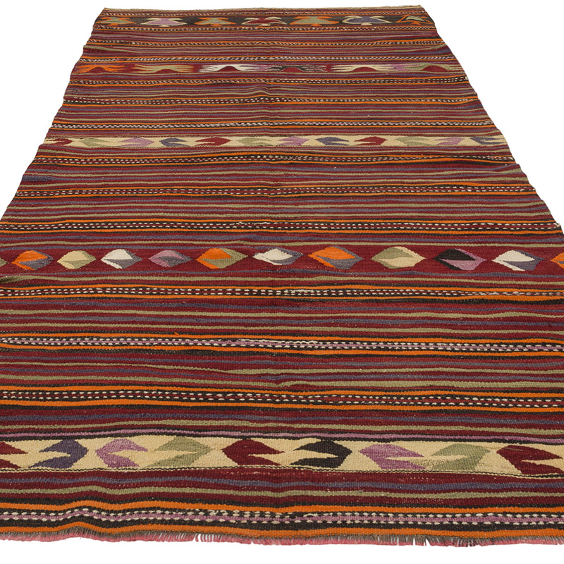 Alfombra Konya Kilim Vintage - 134 cm x 302 cm - K0085949
