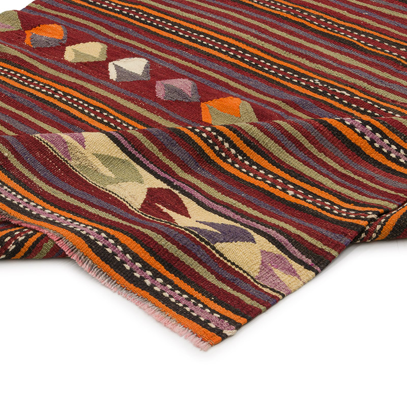 Alfombra Konya Kilim Vintage - 134 cm x 302 cm - K0085949