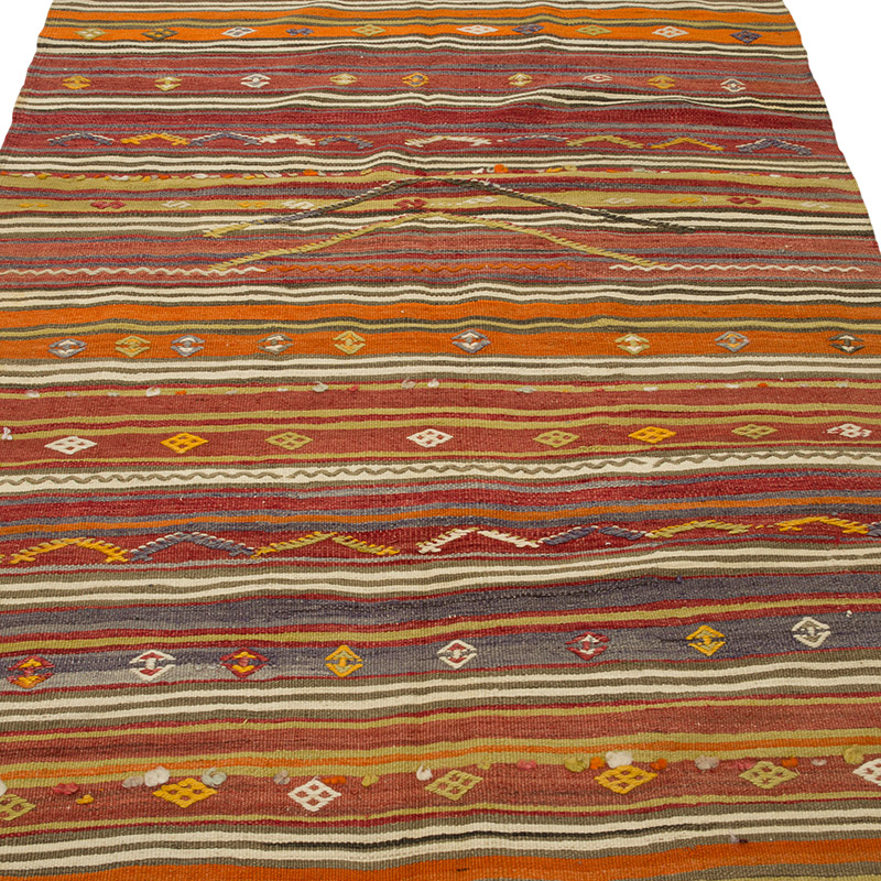 Alfombra Vintage Kilim Turca - 116 cm x 223 cm - K0085953