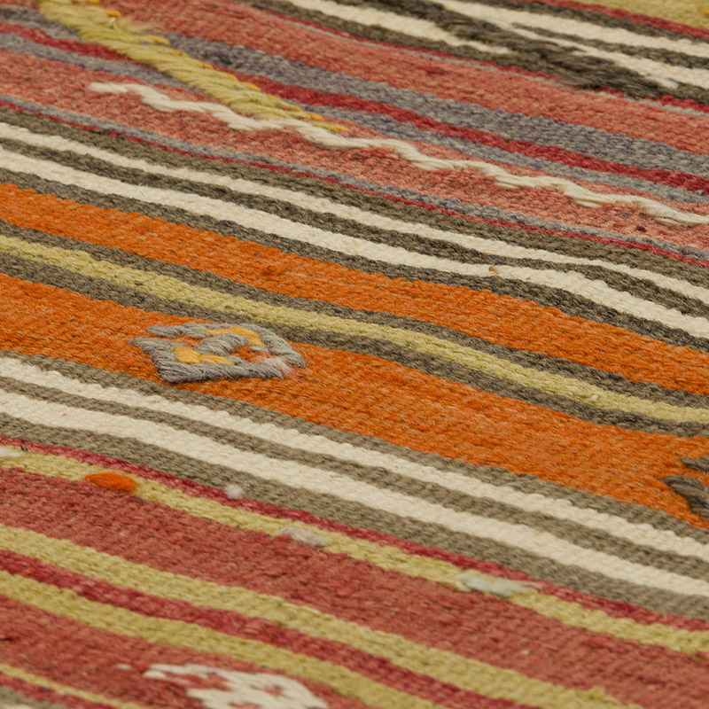 Alfombra Vintage Kilim Turca - 116 cm x 223 cm - K0085953