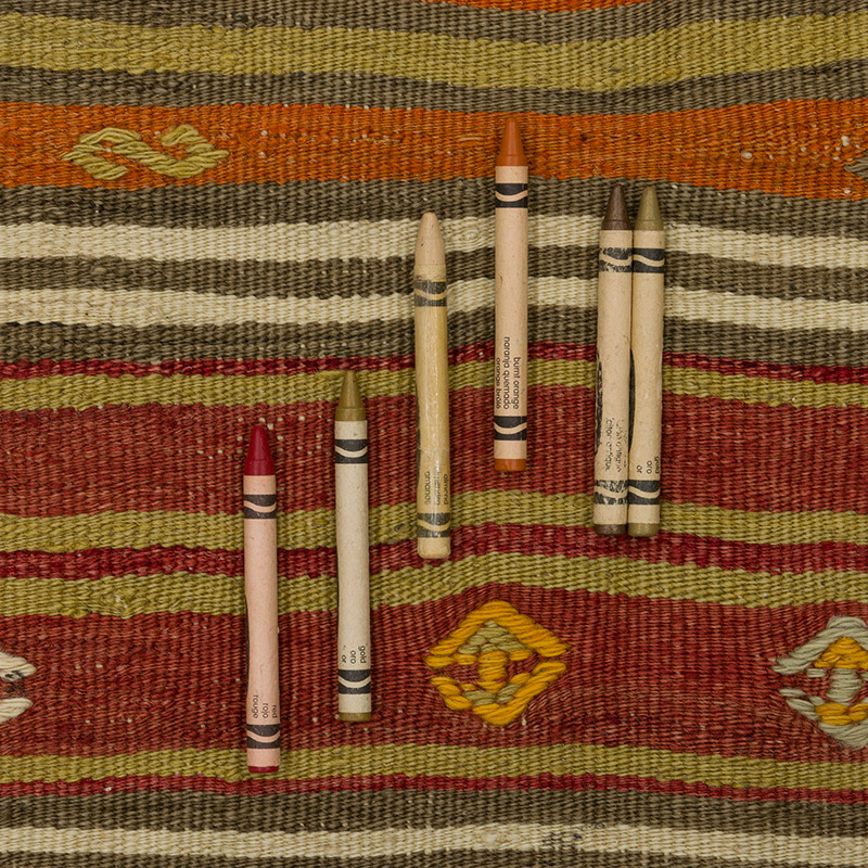 Alfombra Vintage Kilim Turca - 116 cm x 223 cm - K0085953