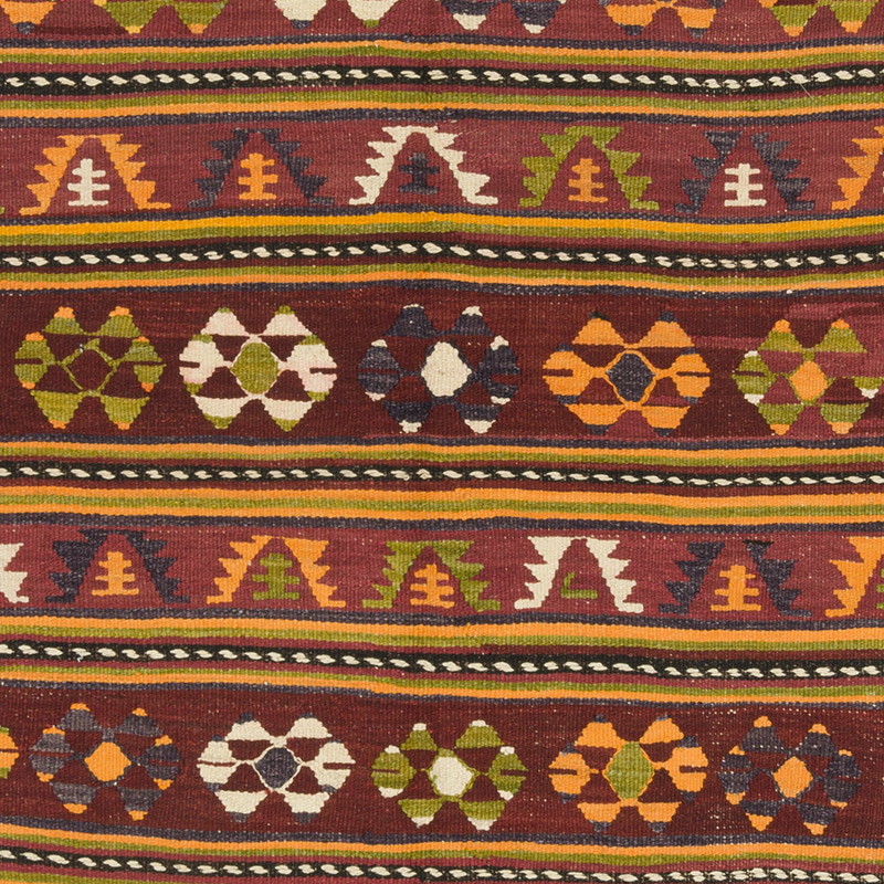 Alfombra Konya Kilim Vintage - 135 cm x 210 cm - K0085957
