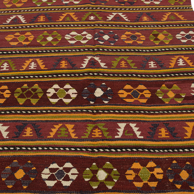 Alfombra Konya Kilim Vintage - 135 cm x 210 cm - K0085957