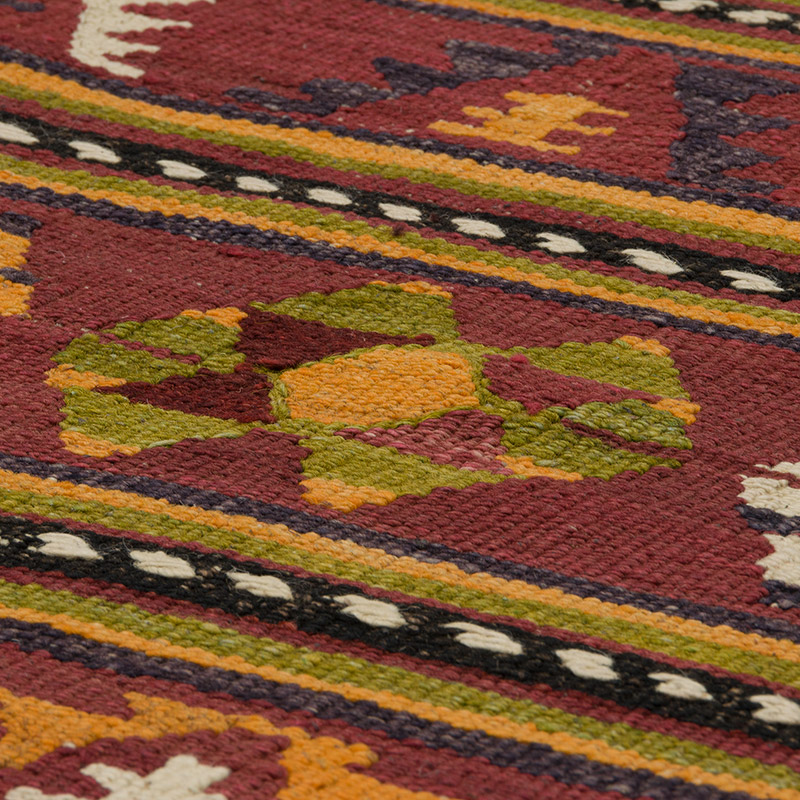 Alfombra Konya Kilim Vintage - 135 cm x 210 cm - K0085957