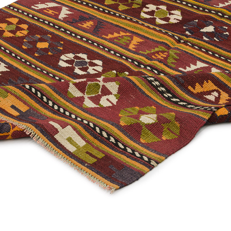 Alfombra Konya Kilim Vintage - 135 cm x 210 cm - K0085957