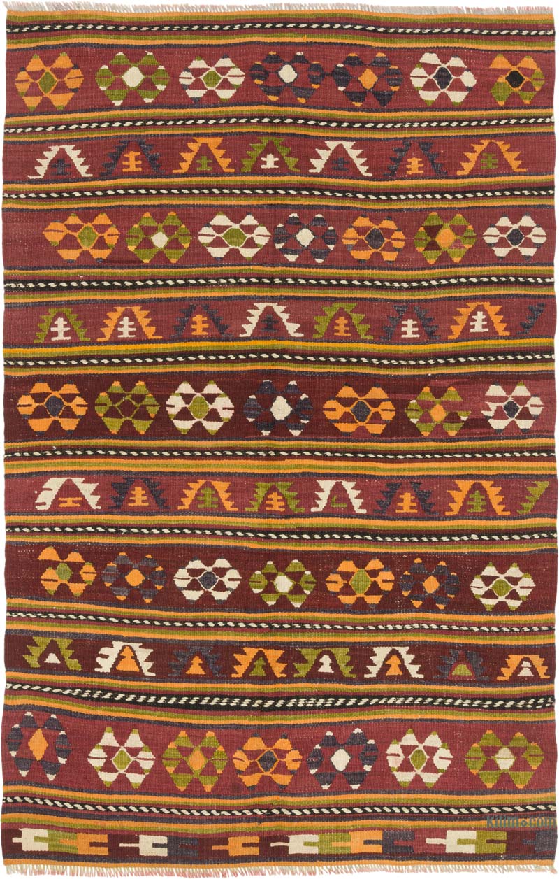 Alfombra Konya Kilim Vintage - 135 cm x 210 cm - K0085957
