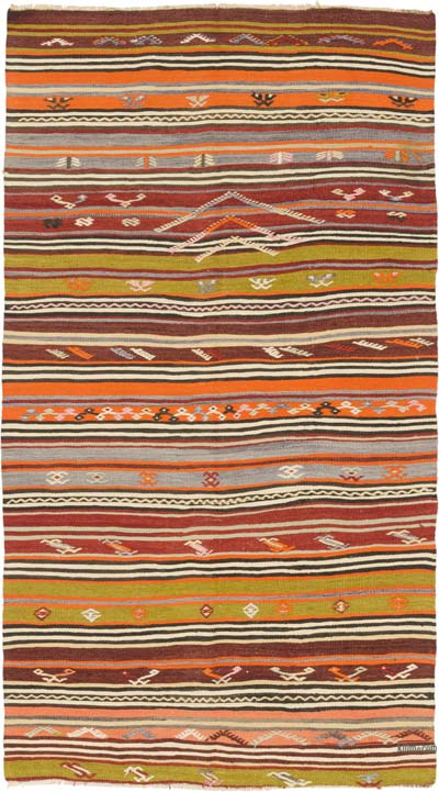 Alfombra Vintage Kilim Turca - 115 cm x 207 cm