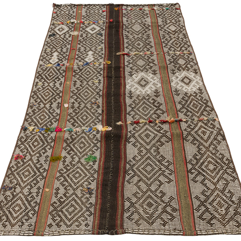 Vintage Anatolian Jijim Rug - 2' 7" x 6' 8" (31" x 80") - K0085963
