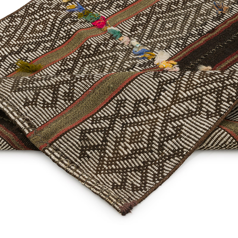 Vintage Anatolian Jijim Rug - 2' 7" x 6' 8" (31" x 80") - K0085963