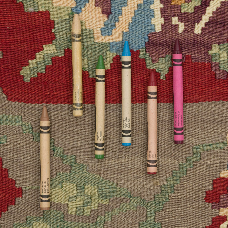 Vintage Handwoven Moldovan Kilim Rug - K0085971