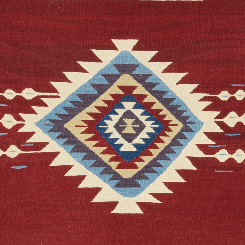 New Handwoven Turkish Kilim Rug - 3' 11" x 6' 9" (47" x 81") - K0085981