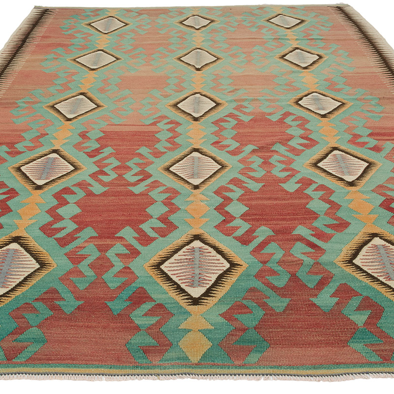 Alfombra Vintage Afyon Kilim - 202 cm x 288 cm - K0085984