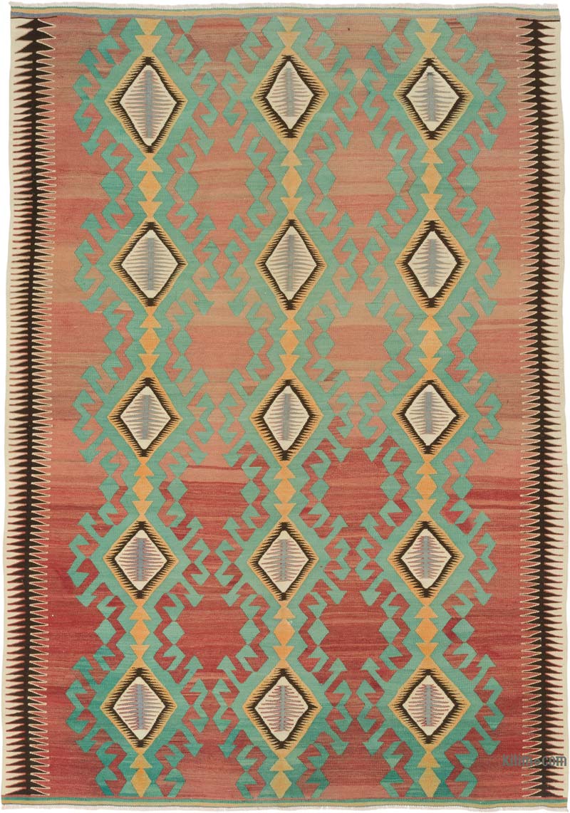 Alfombra Vintage Afyon Kilim - 202 cm x 288 cm - K0085984