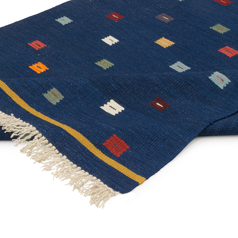 New Handwoven Turkish Kilim Rug - 4'  x 6' 1" (48" x 73") - K0085996