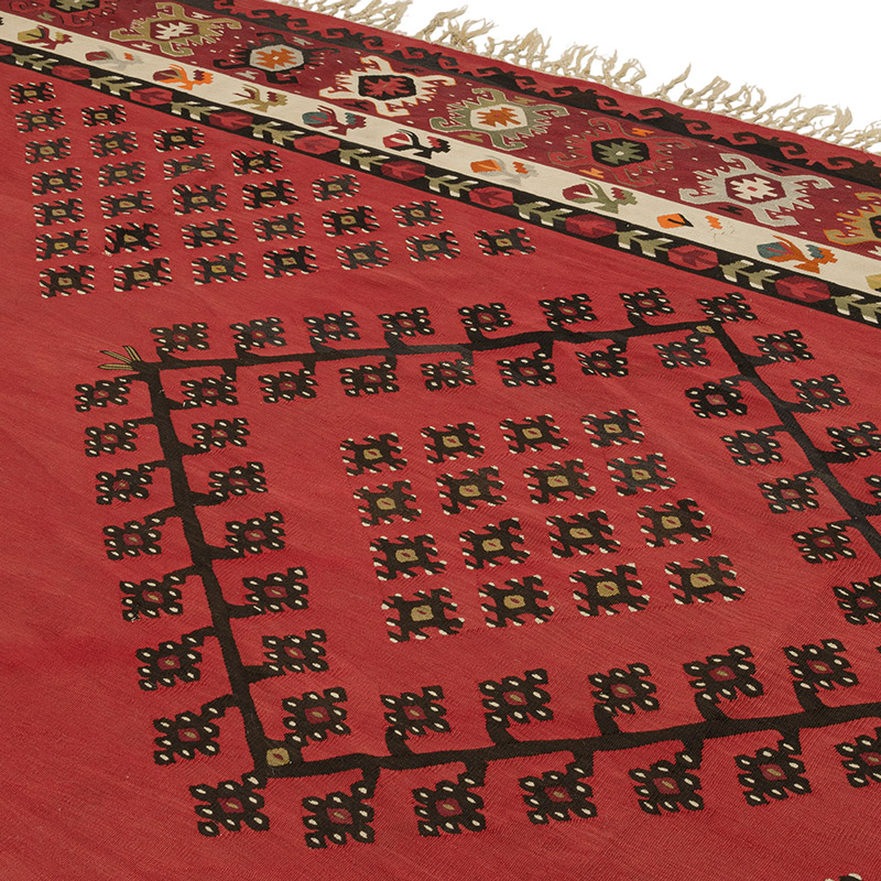 Alfombra Sharkoy Kilim Antigua - 363 cm x 406 cm - K0086000