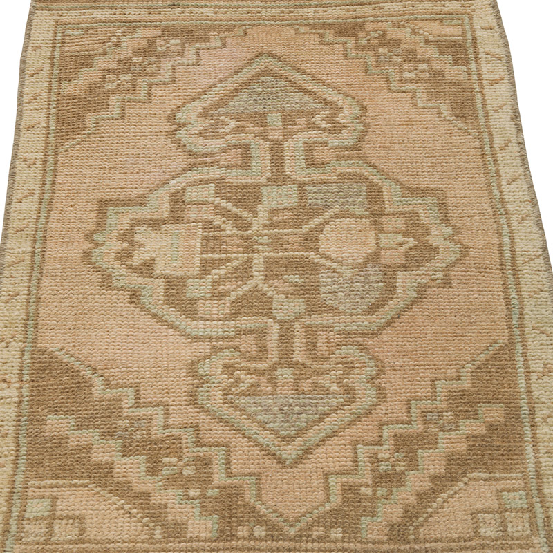 El Dokuma Vintage Halı - 44 cm x 80 cm - K0086003
