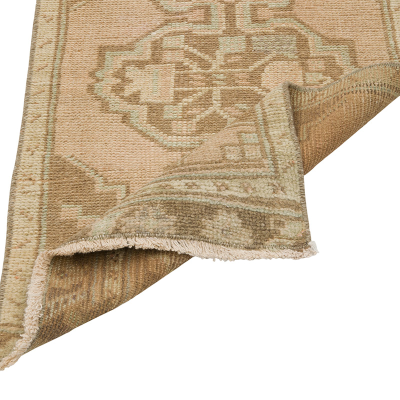 El Dokuma Vintage Halı - 44 cm x 80 cm - K0086003