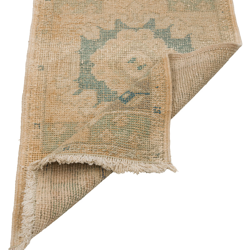 El Dokuma Vintage Halı - 52 cm x 92 cm - K0086007