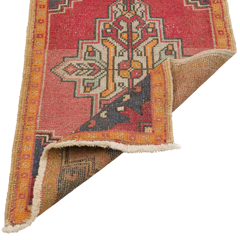 Vintage Turkish Hand-Knotted Rug - 1' 9" x 3' 1" (21" x 37") - K0086016