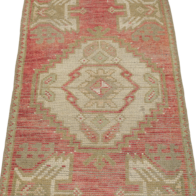 El Dokuma Vintage Halı - 45 cm x 97 cm - K0086018