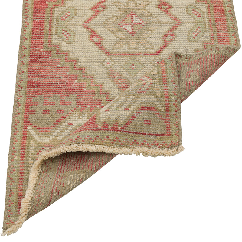 El Dokuma Vintage Halı - 45 cm x 97 cm - K0086018