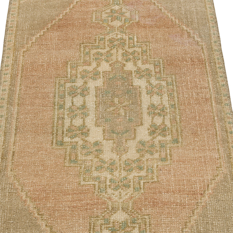 Alfombra Vintage Turca Anudada a Mano - 40 cm x 96 cm - K0086026