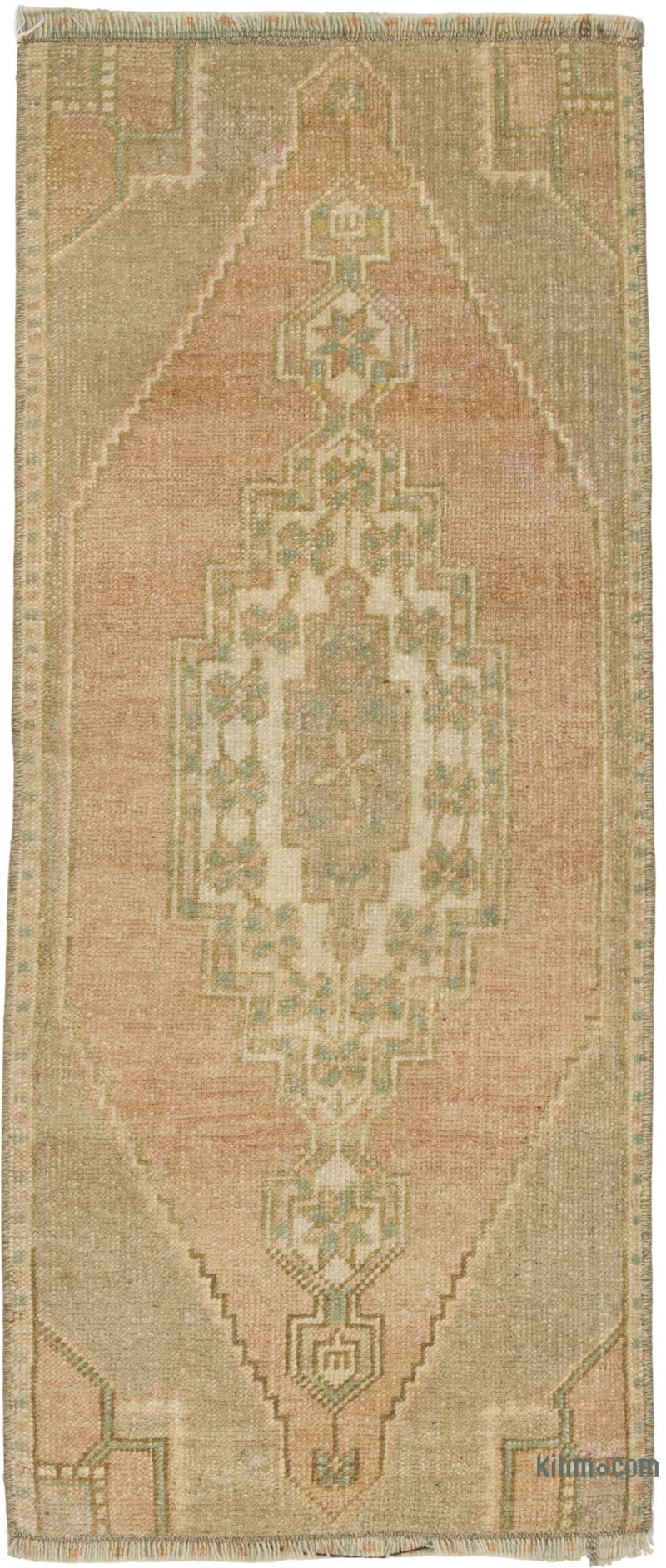 Alfombra Vintage Turca Anudada a Mano - 40 cm x 96 cm - K0086026