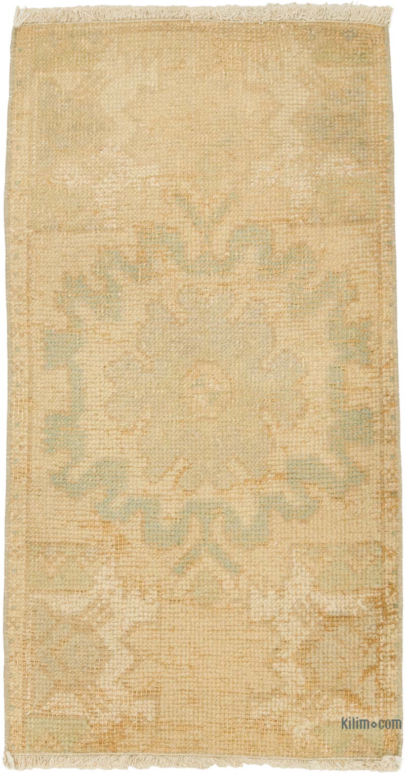 El Dokuma Vintage Halı - 44 cm x 82 cm - K0086036