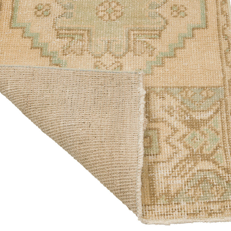 El Dokuma Vintage Halı - 46 cm x 90 cm - K0086038