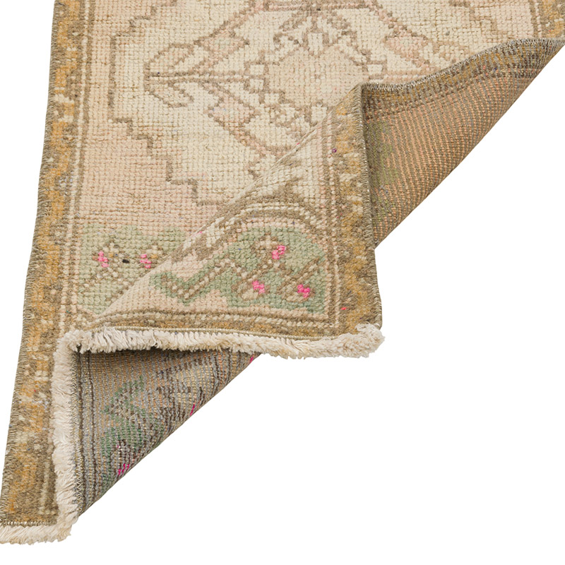 Vintage Turkish Hand-Knotted Rug - 1' 5" x 3' 1" (17" x 37") - K0086041