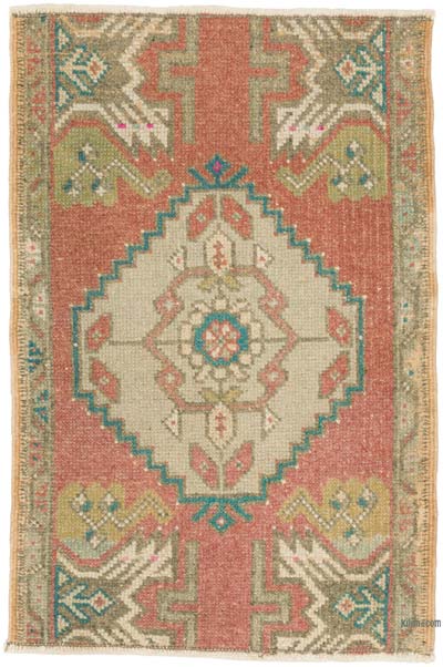 Alfombra Vintage Turca Anudada a Mano - 50 cm x 75 cm