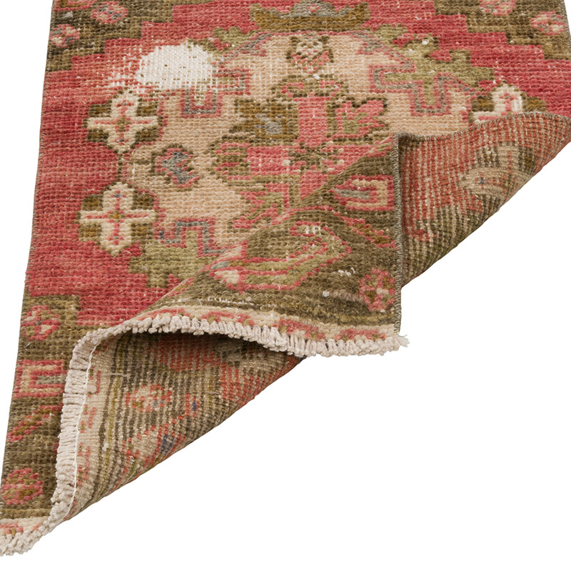 Vintage Turkish Hand-Knotted Rug - 1' 6" x 2' 3" (18" x 27") - K0086046