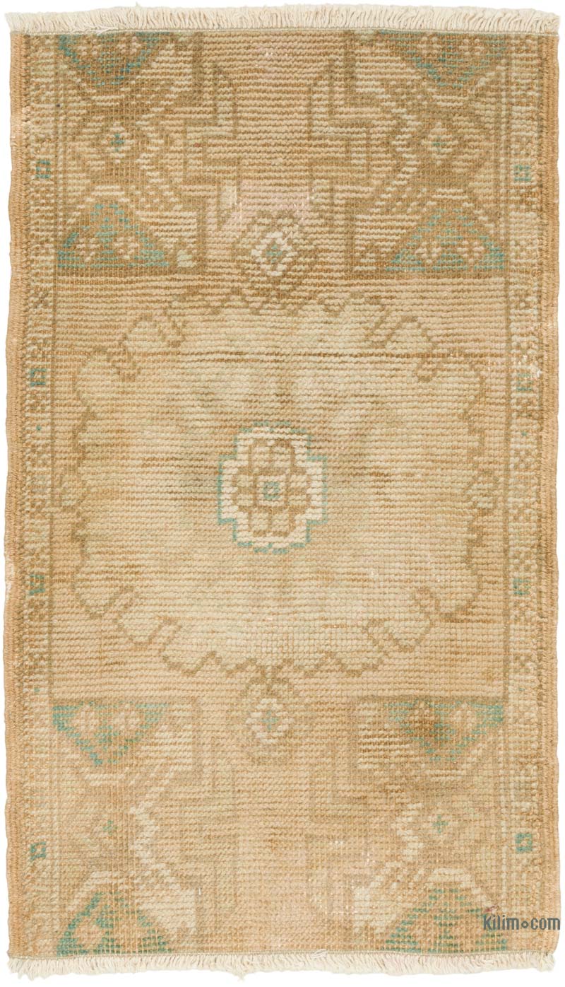 El Dokuma Vintage Halı - 50 cm x 83 cm - K0086053