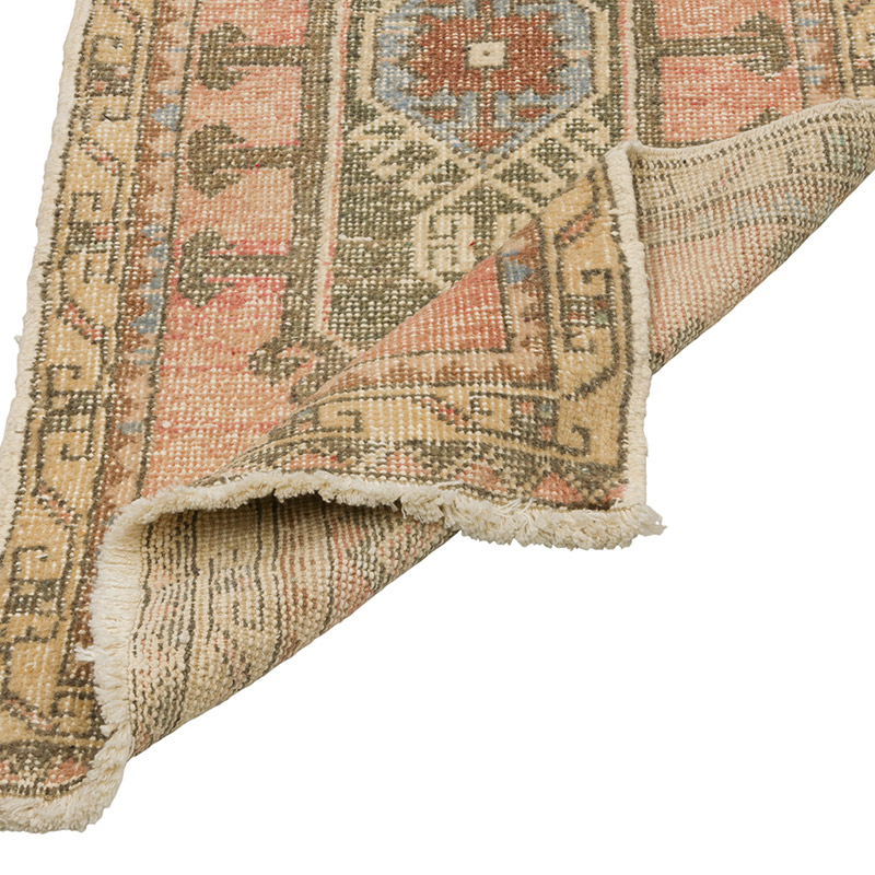 Alfombra Vintage Turca Anudada a Mano - 50 cm x 113 cm - K0086055