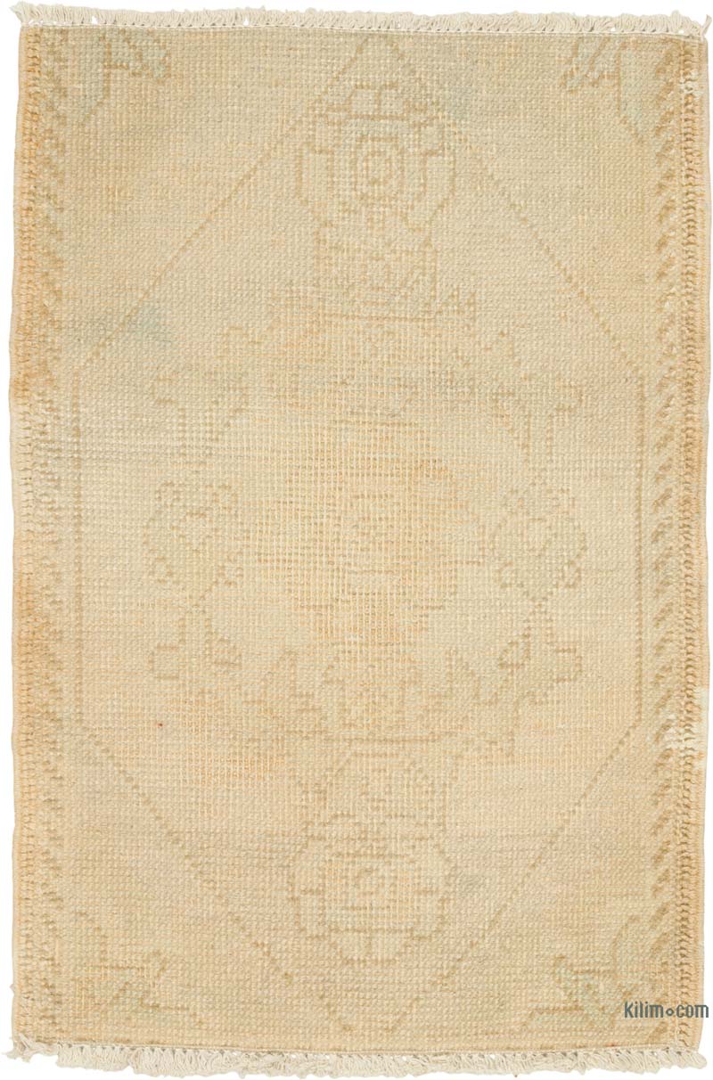 El Dokuma Vintage Halı - 54 cm x 80 cm - K0086056