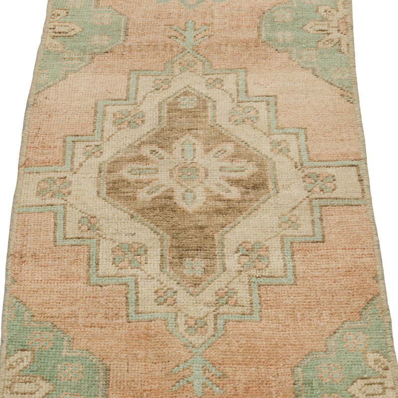Alfombra Vintage Turca Anudada a Mano - 39 cm x 131 cm - K0086057
