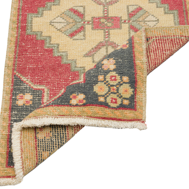 Vintage Turkish Hand-Knotted Rug - 1' 6" x 3' 2" (18" x 38") - K0086064