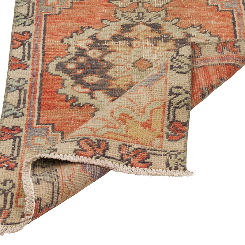 Vintage Turkish Hand-Knotted Rug - 1' 6" x 2' 6" (18" x 30") - K0086074