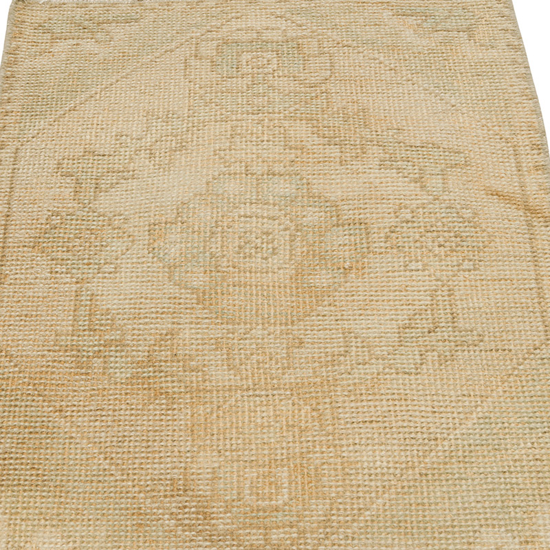 El Dokuma Vintage Halı - 48 cm x 80 cm - K0086075